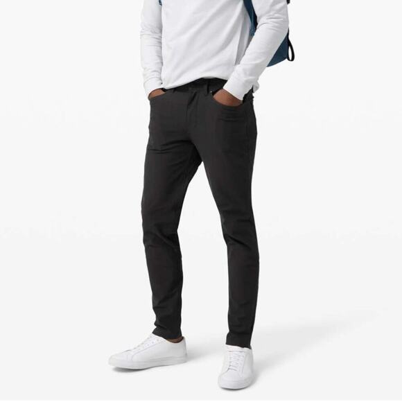 Lululemon ABC Slim *Utilitech 32" Pants in Black - Picture 1 of 8